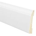 Inteplast Building 8 ft. White Og Base Molding 227385